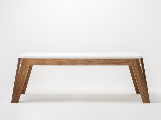 Table basse design bois sur-mesure made in France