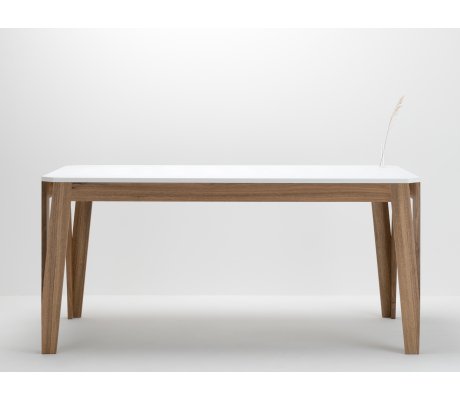 Table en bois massif de noyer design made in france en résine et en bois - MéliMélo 
