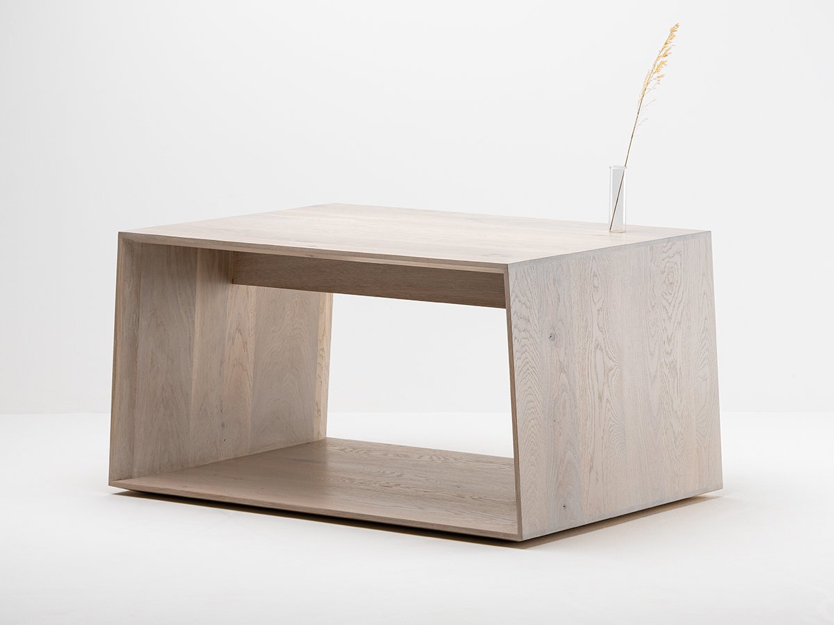 Table basse Anouk en chêne blanc - Bois et design made in France
