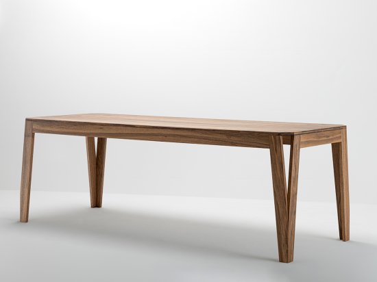 Table en bois de noyer massif éco-design made in France - MéliMélo 