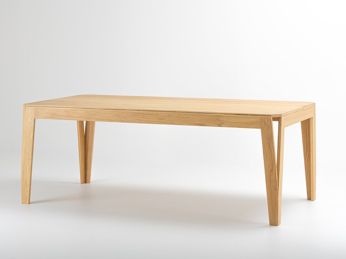 Table en bois de chêne design made in France - MéliMélo 
