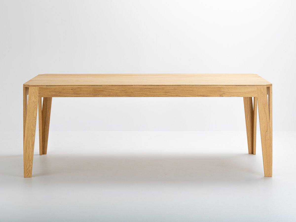 Table MéliMélo en chêne sur mesure - Bois et design made in France
