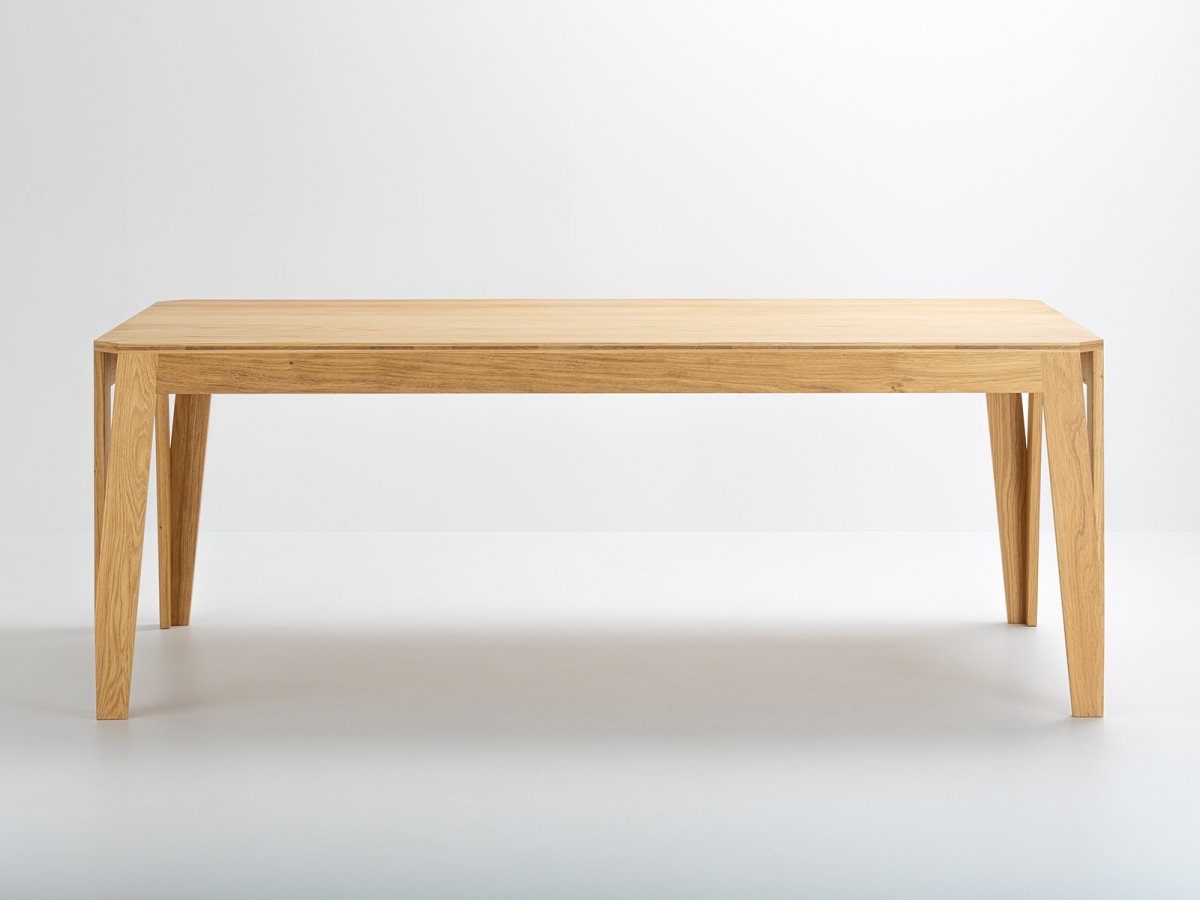 Table sur mesure en chêne massif design made in France - MéliMélo 
