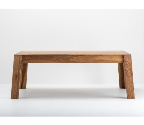 Table basse Aix en noyer sur-mesure - Bois et design made in France