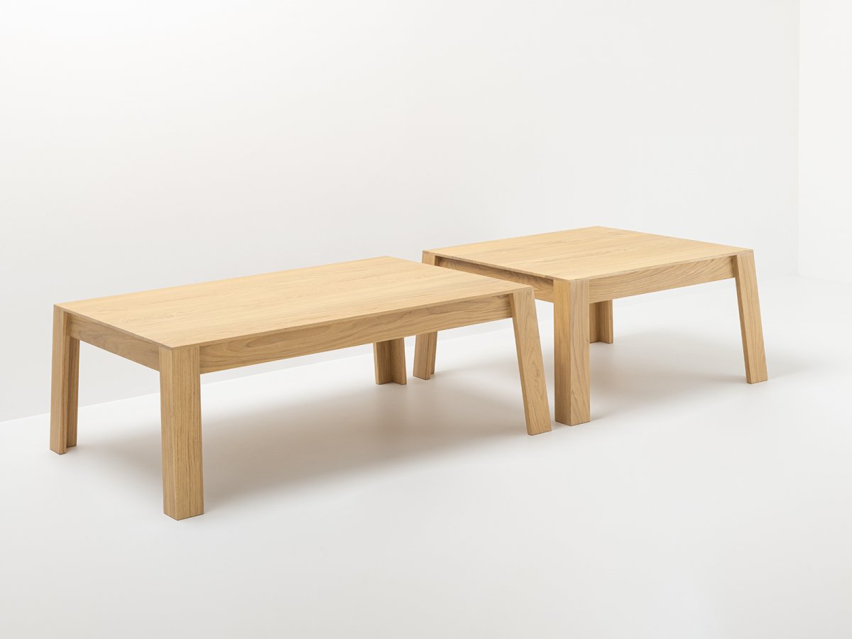 Table basse Aix en chêne - Table basse design 100% Personnalisable en dimensions