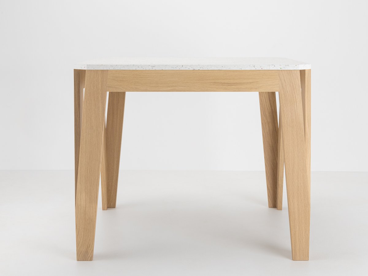 Table en bois de chêne design élégant et contemporain - MéliMélo Le Pavé®