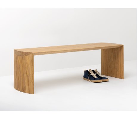 Banc d'intérieur en chêne fabriqué en France - DENDRO - Longueur 60, 120, 180 et 240 cm
