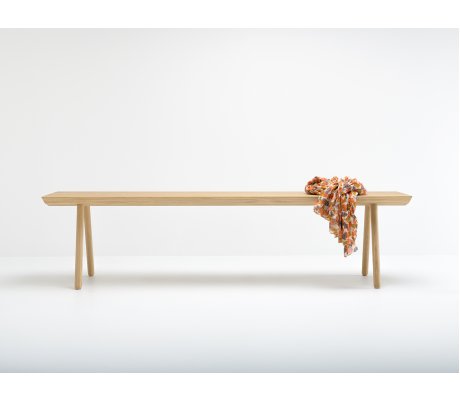 Banc sans dossier en chêne fabriqué en France - DENDRO LIGHT - 4 longueurs au choix