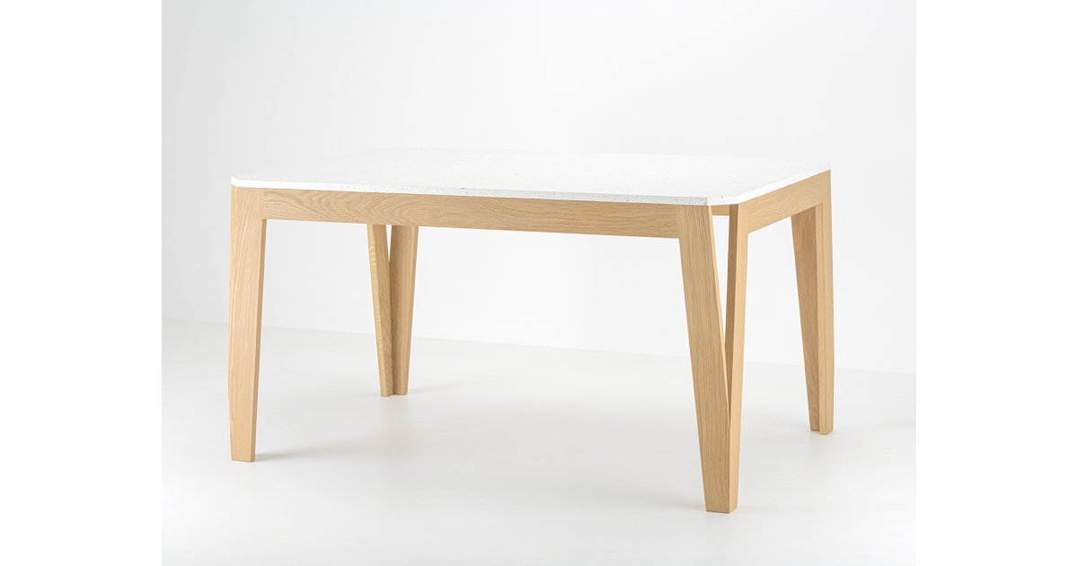 Table et Bancs MéliMélo - Delavelle : Chêne, design éco-durable