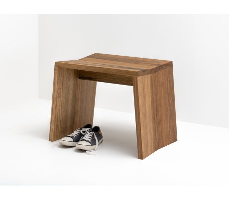 Petit Banc en noyer d'appoint design made in france - PAP