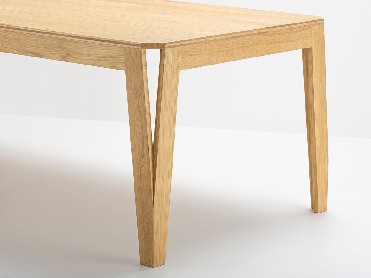 Table MéliMélo en chêne sur mesure - Table de salle à manger, carré ou rectangulaire