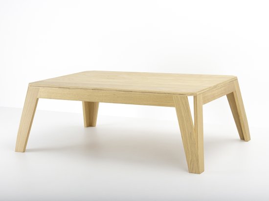 Table basse design en bois Massif Made in France - en chêne