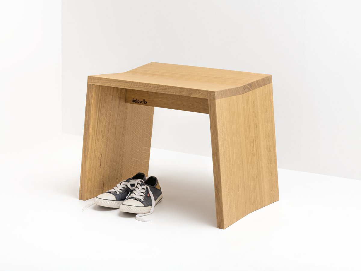 Banc 1 place pour petit espace - Banc PAP 60 cm en chêne