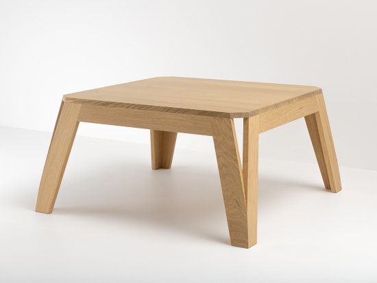 Table basse en chêne MÉLIMÉLO 60 x 60 cm